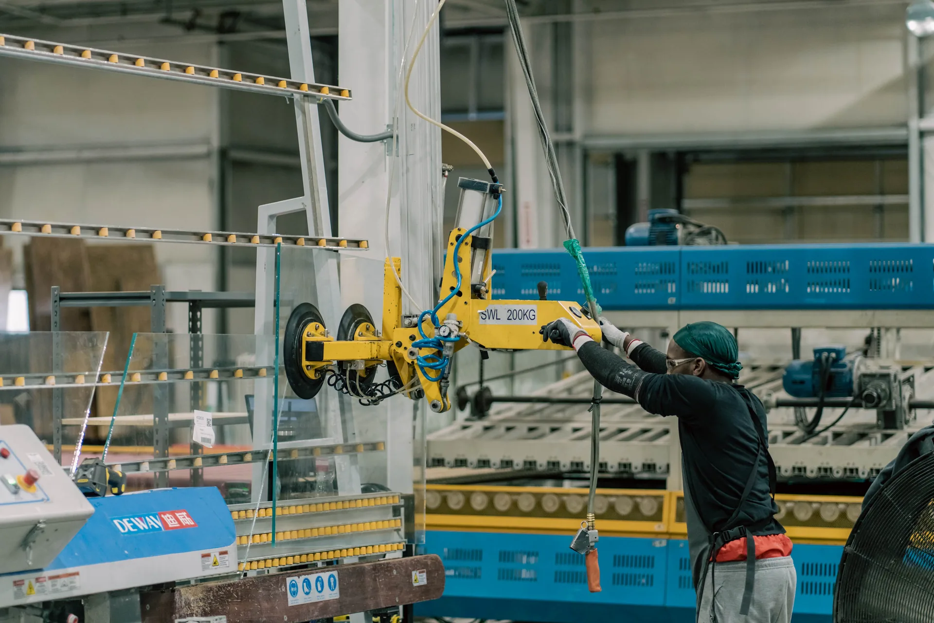 Glass plant operations