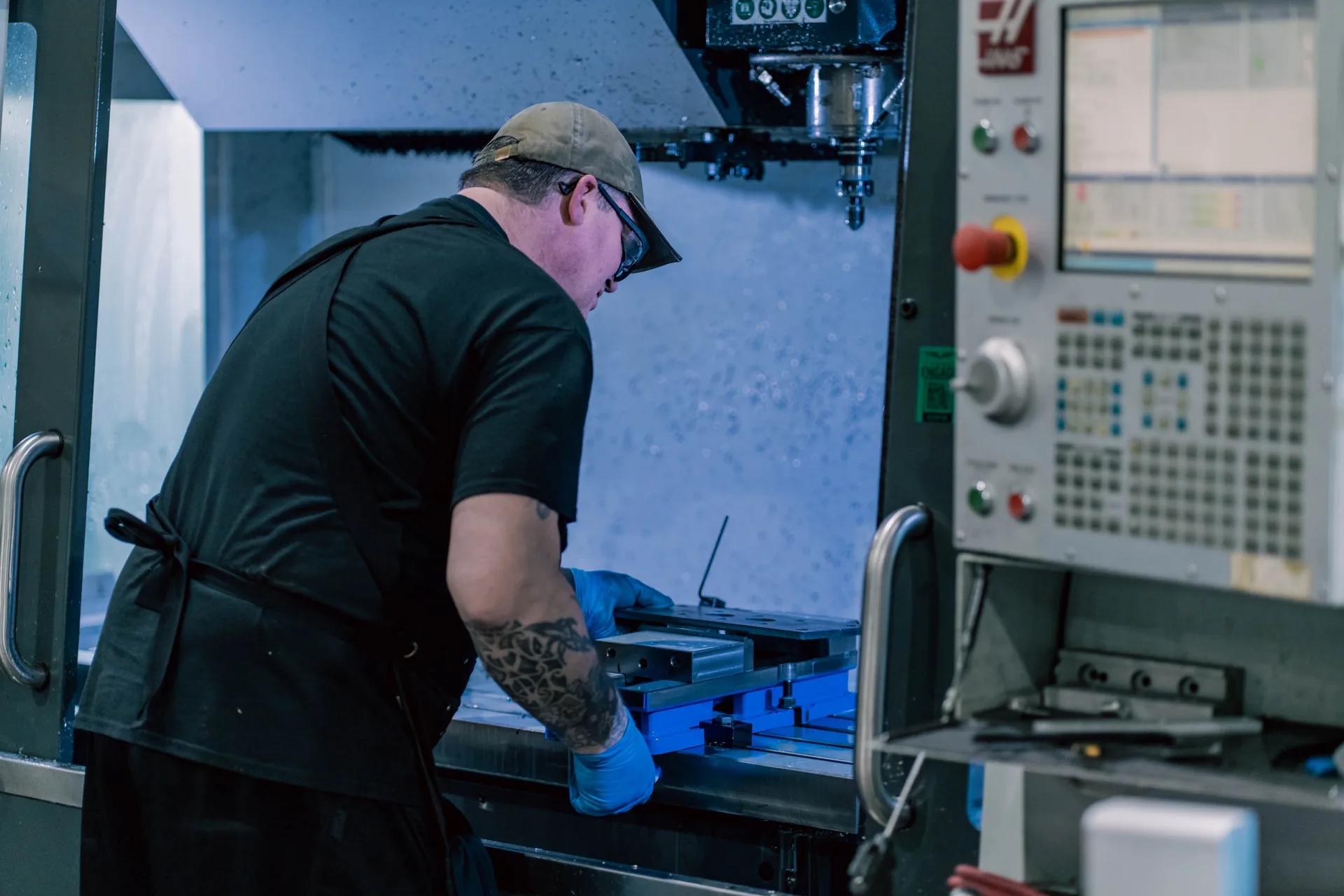 CNC machining detail